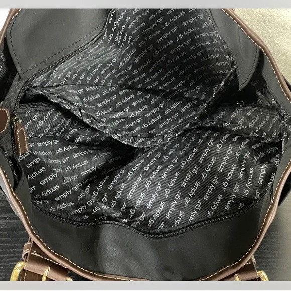 Nylon Leather shoulder straps Bag - Picture 2 of 12